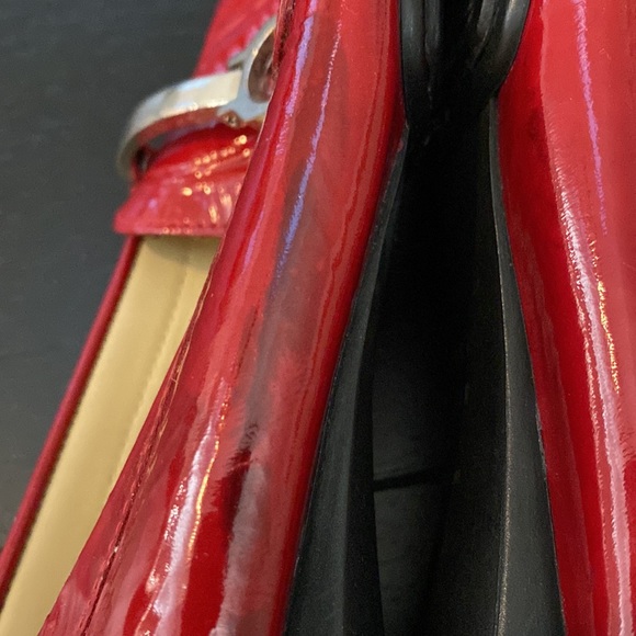 Stuart Weitzman Red Patent Loafers. Made in Spain. Size 8.5 Narrow - Picture 11 of 16